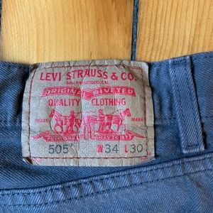 Levis 505 Regular Fit jeans - gray